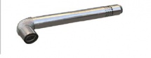 Комплект коаксиальных труб для прохода через крышу/стену d60/100-1000мм гориз (L=1000 мм)